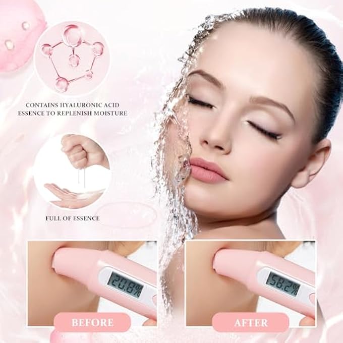 YAFUSIPE FACE MASK SKIN CARE ANTI AGING FACIAL MASK SHEETS MASK FACE MASKS BEAUTY ROSE SHEET MASKS FOR FACE BULK FACE MASKS SKINCARE FACIAL MASKS 10 SHEETS - Image 2
